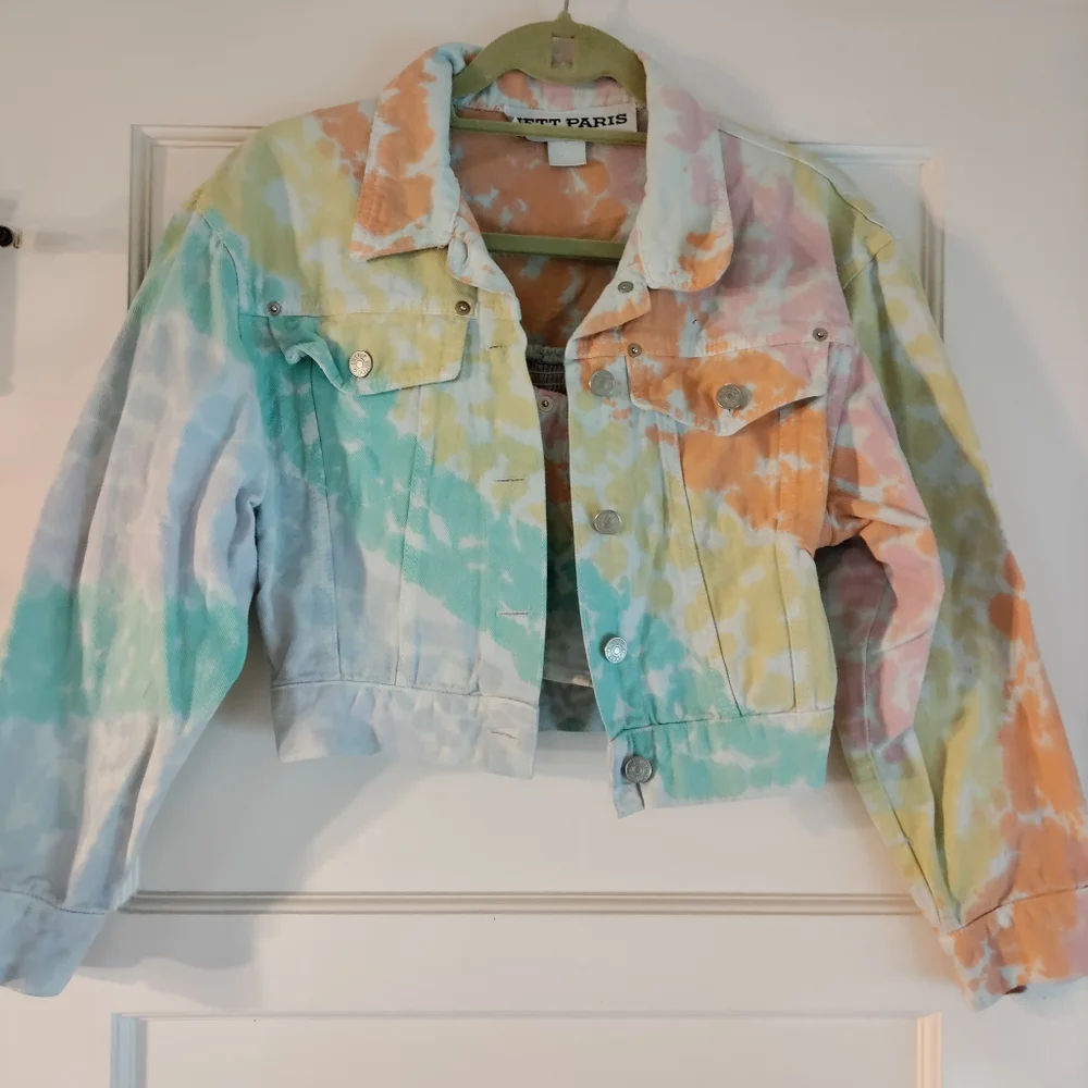 Vintage Unique Tye-dye Jacket and Bustier